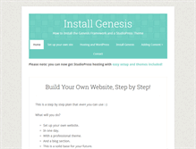 Tablet Screenshot of installgenesis.com